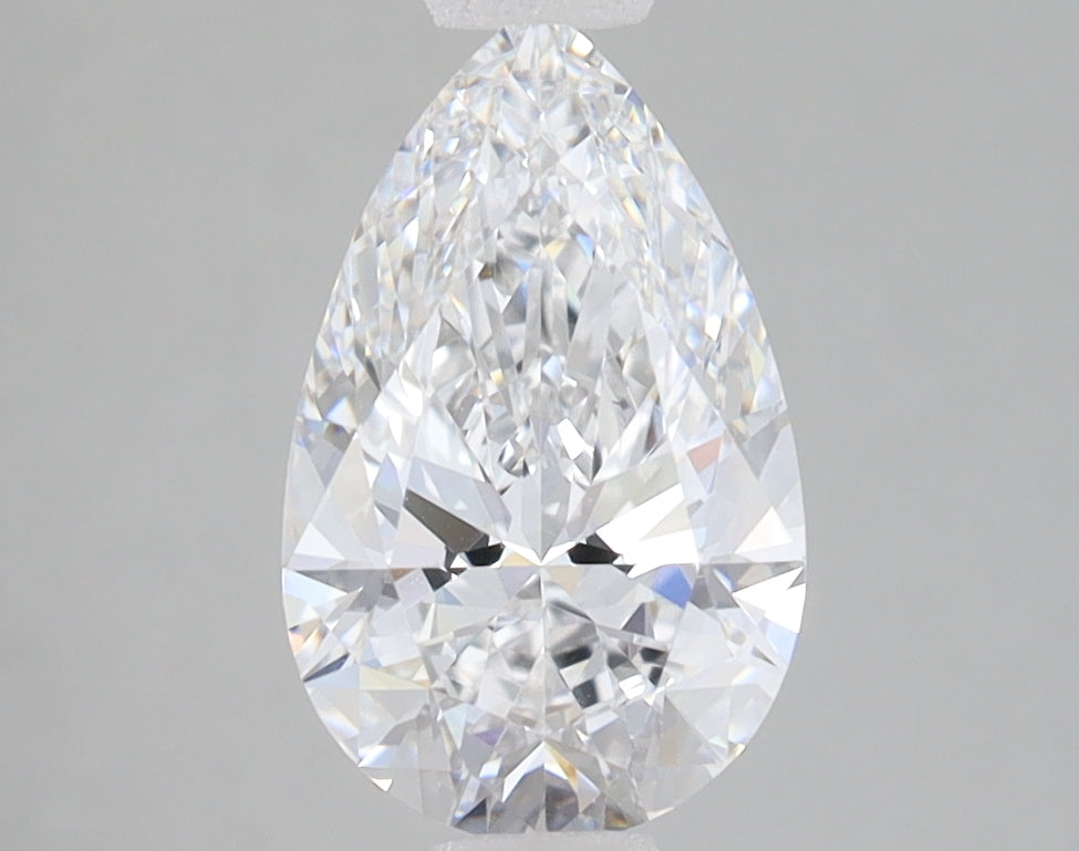 1.59 Carat Pear Lab Diamond with  Cut Diamond in 14KT  view 1

