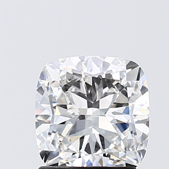 1.59 Carat Cushion Lab Diamond with  Cut Diamond in 14KT  view 1
