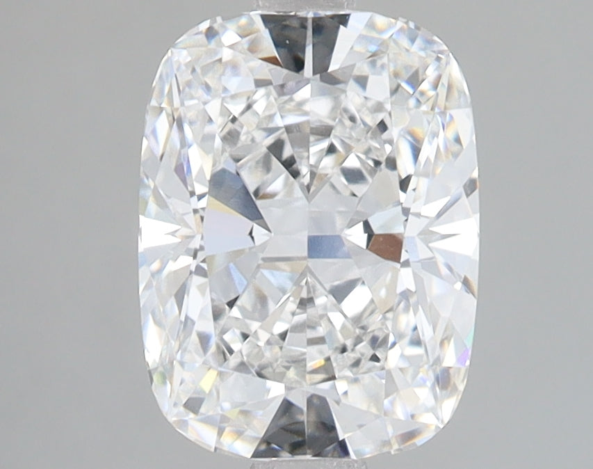2.09 Carat Cushion Lab Diamond with  Cut Diamond in 14KT  view 1
