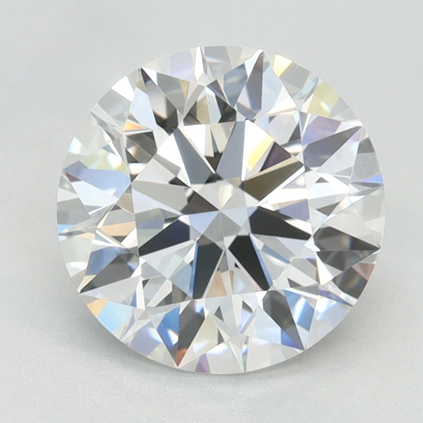 1.76 Carat Round Lab Diamond with  Cut Diamond in 14KT  view 1
