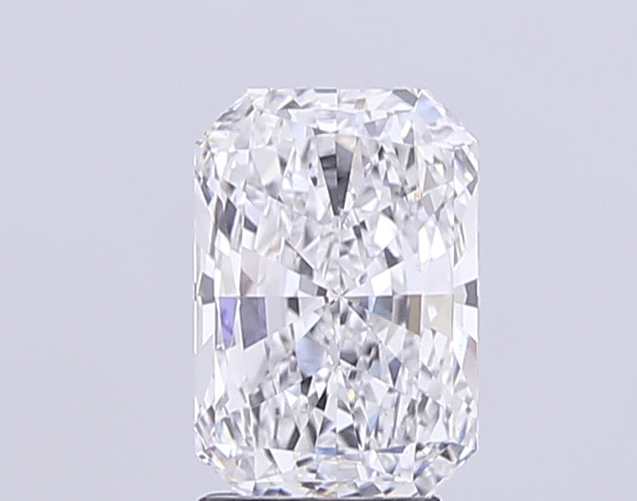 3.02 Carat Radiant Lab Diamond with  Cut Diamond in 14KT  view 1
