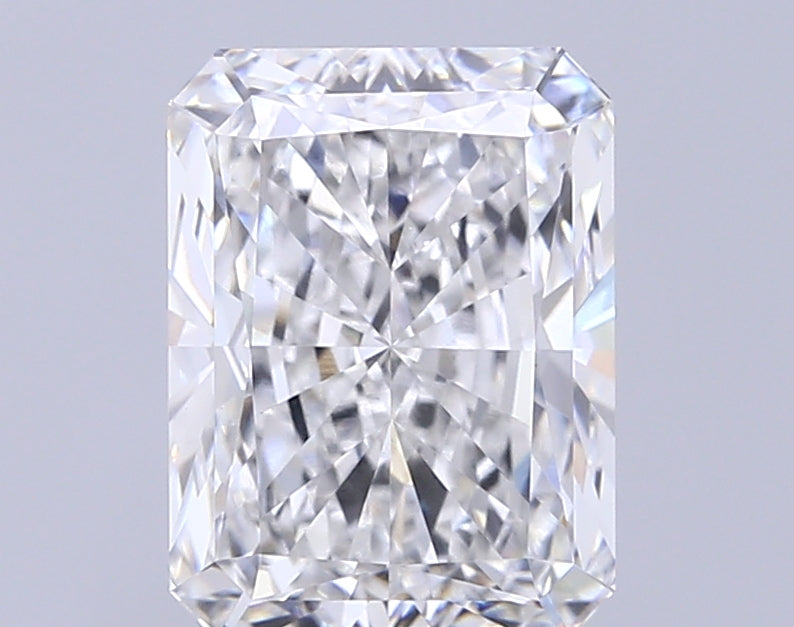 4.23 Carat Radiant Lab Diamond with  Cut Diamond in 14KT  view 1
