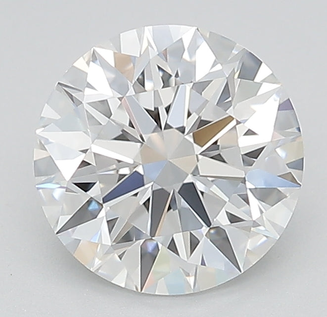 1.62 Carat Round Lab Diamond with  Cut Diamond in 14KT  view 1
