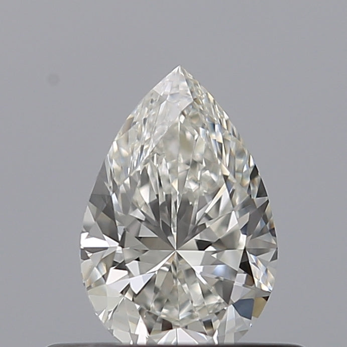 0.4 Carat Pear Natural Diamond with  Cut Diamond in 14KT  view 1
