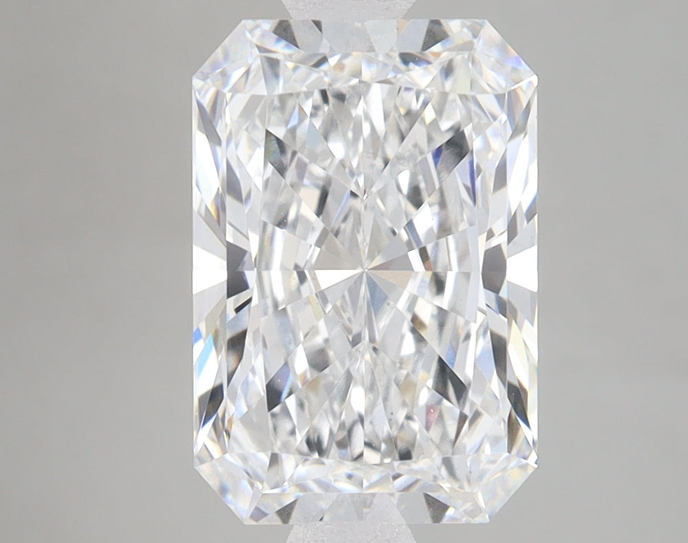 3.37 Carat Radiant Lab Diamond with  Cut Diamond in 14KT  view 1
