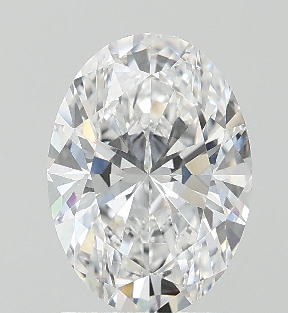 1.57 Carat Oval Lab Diamond with  Cut Diamond in 14KT  view 1
