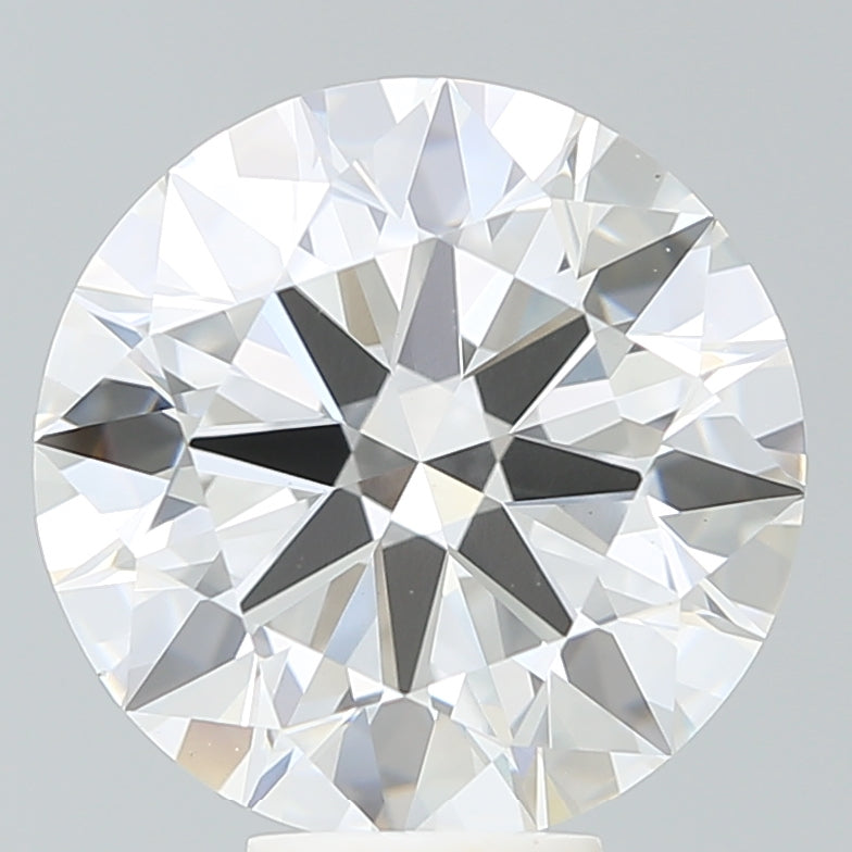 7.35 Carat Round Lab Diamond with  Cut Diamond in 14KT  view 1
