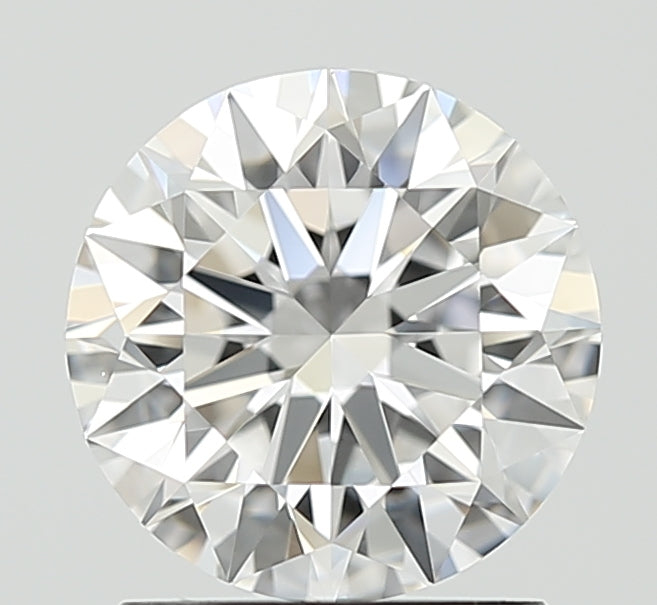 1.56 Carat Round Lab Diamond with  Cut Diamond in 14KT  view 1
