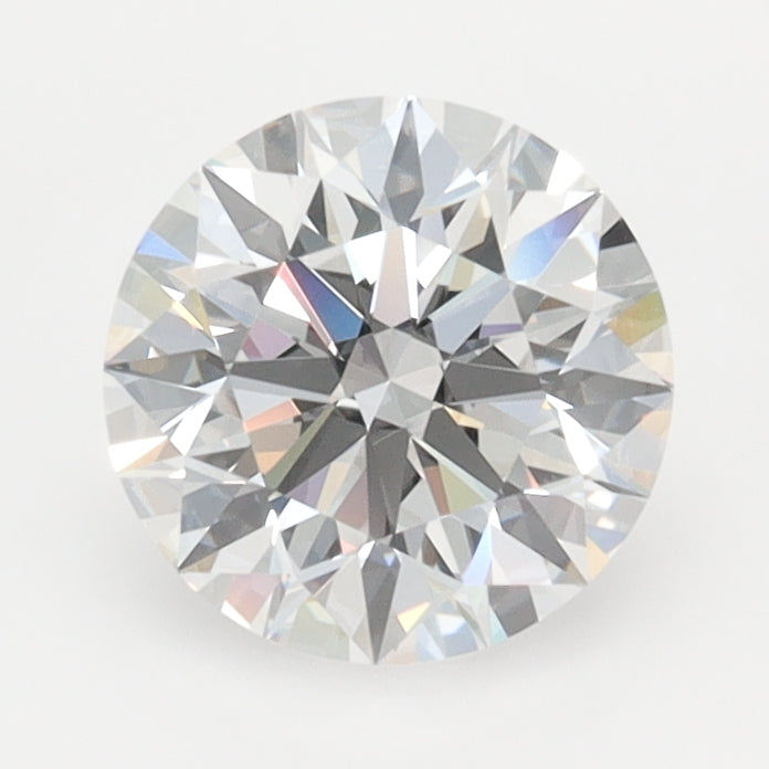 1.39 Carat Round Lab Diamond with  Cut Diamond in 14KT  view 1
