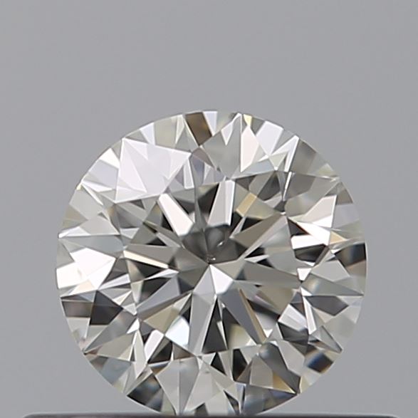0.33 Carat Round Natural Diamond with  Cut Diamond in 14KT  view 1
