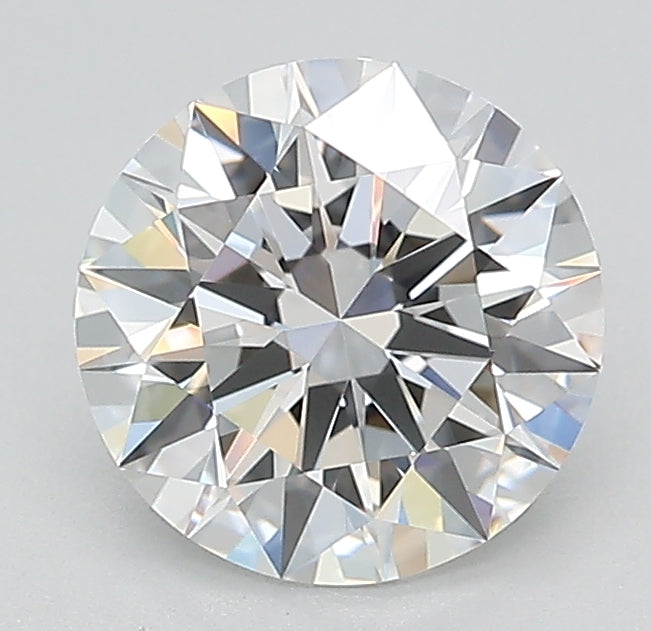 1.51 Carat Round Lab Diamond with  Cut Diamond in 14KT  view 1

