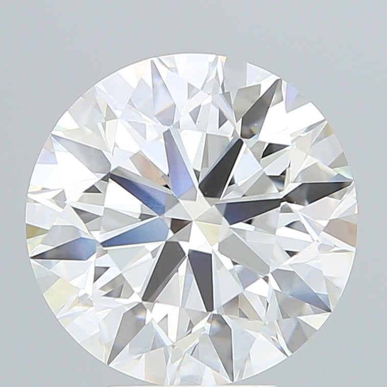 6.19 Carat Round Lab Diamond with  Cut Diamond in 14KT  view 1
