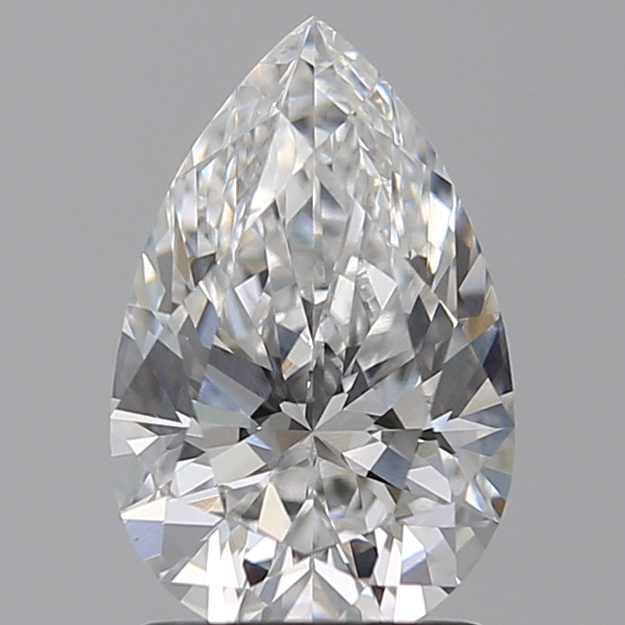 1.55 Carat Pear Lab Diamond with  Cut Diamond in 14KT  view 1
