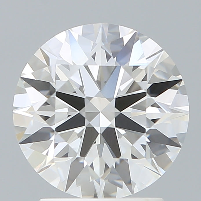2.28 Carat Round Lab Diamond with  Cut Diamond in 14KT  view 1
