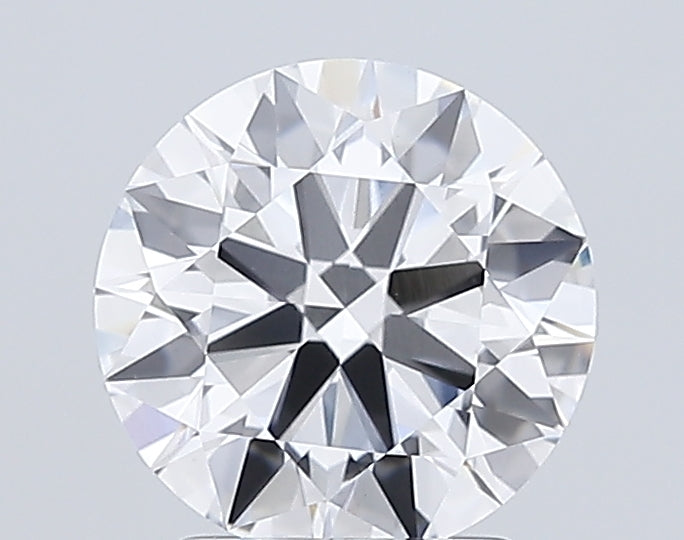 2.54 Carat Round Lab Diamond with  Cut Diamond in 14KT  view 1
