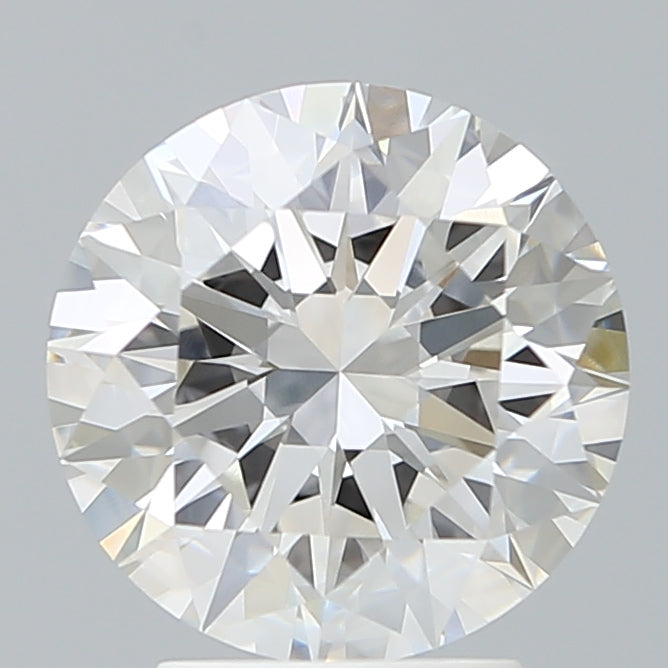 3.28 Carat Round Lab Diamond with  Cut Diamond in 14KT  view 1
