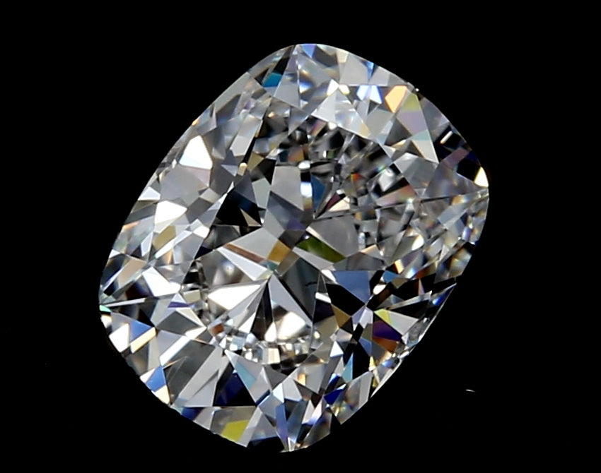1.52 Carat Cushion Lab Diamond with  Cut Diamond in 14KT  view 1
