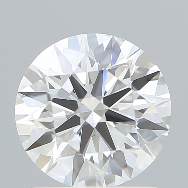 1.41 Carat Round Lab Diamond with  Cut Diamond in 14KT  view 1
