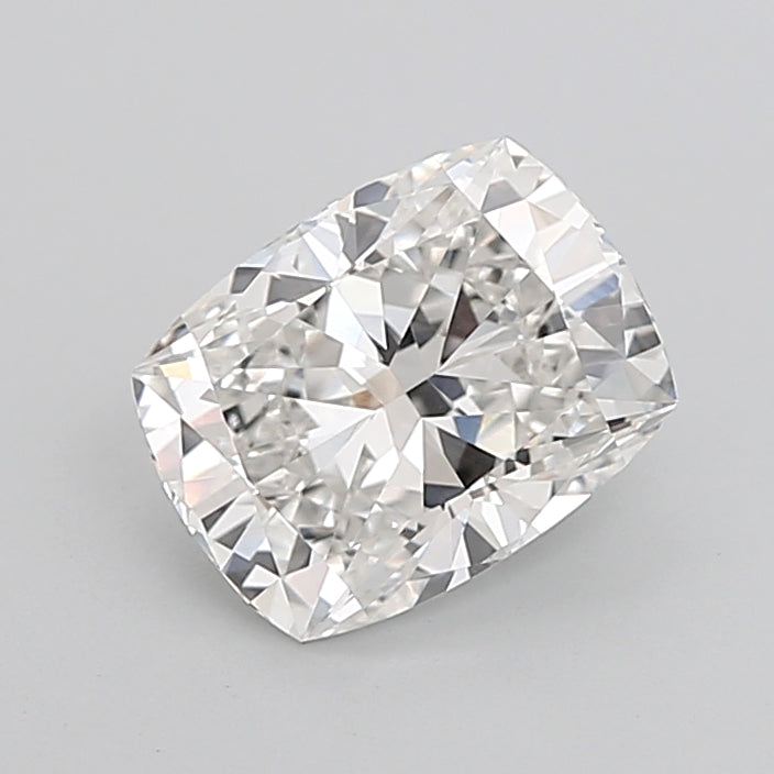 3.09 Carat Cushion Lab Diamond with  Cut Diamond in 14KT  view 1
