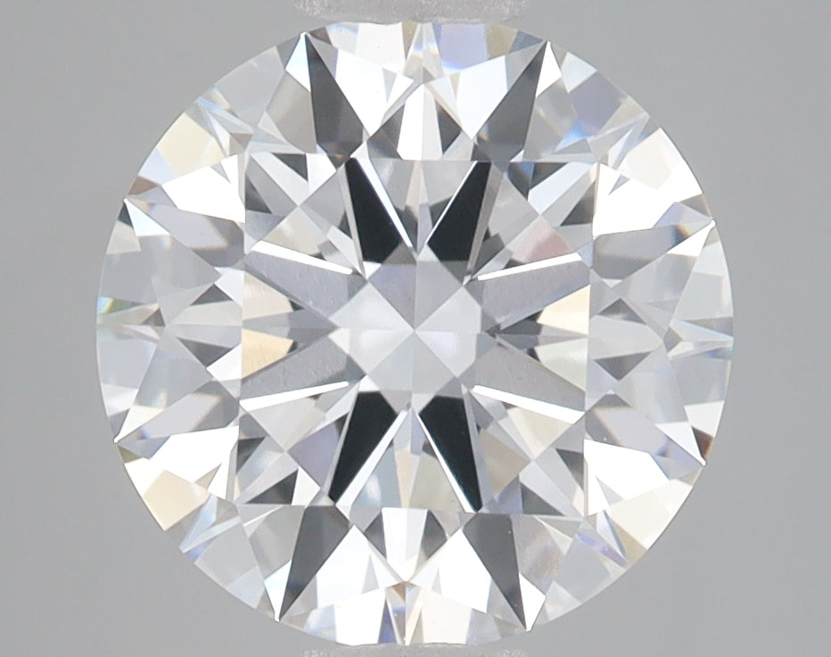 3.47 Carat Round Lab Diamond with  Cut Diamond in 14KT  view 1
