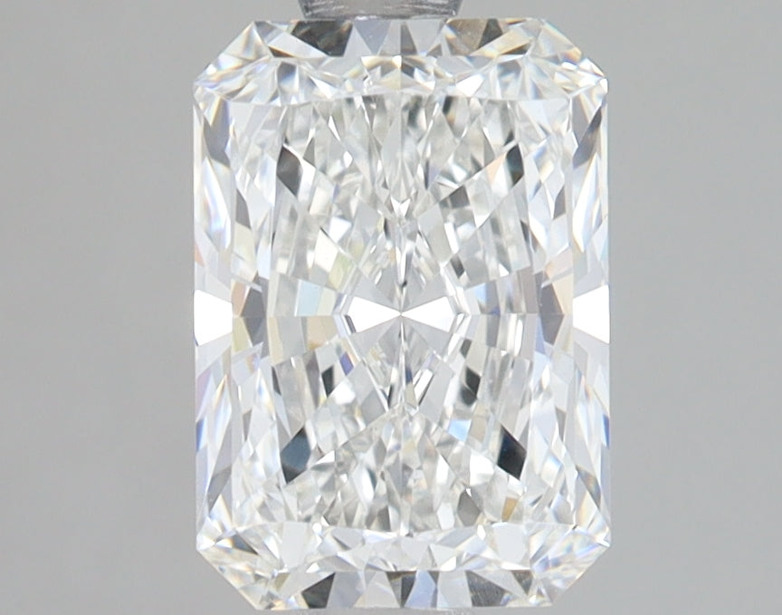 2.02 Carat Radiant Lab Diamond with  Cut Diamond in 14KT  view 1
