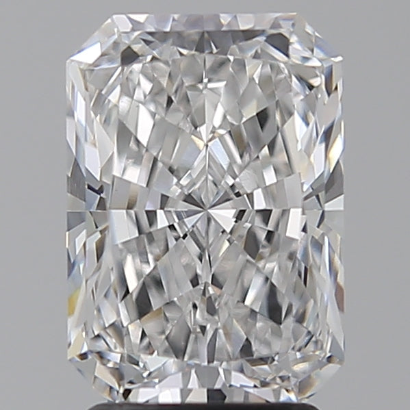 2.76 Carat Radiant Lab Diamond with  Cut Diamond in 14KT  view 1
