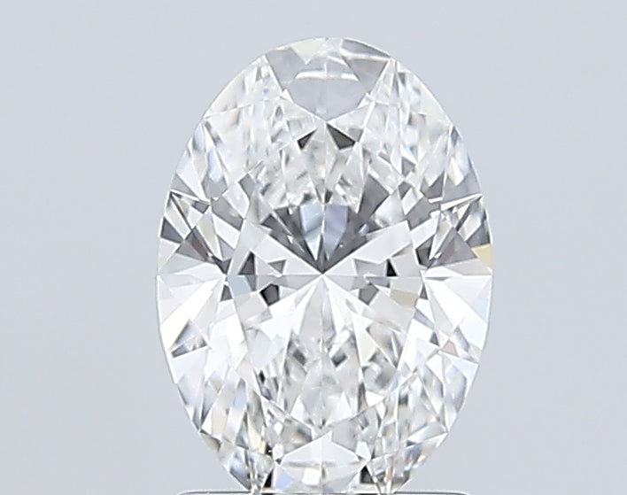 1.58 Carat Oval Lab Diamond with  Cut Diamond in 14KT  view 1
