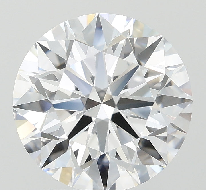 2.06 Carat Round Lab Diamond with  Cut Diamond in 14KT  view 1
