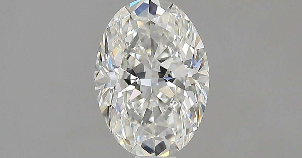 1.01 Carat Oval Natural Diamond with  Cut Diamond in 14KT  view 1
