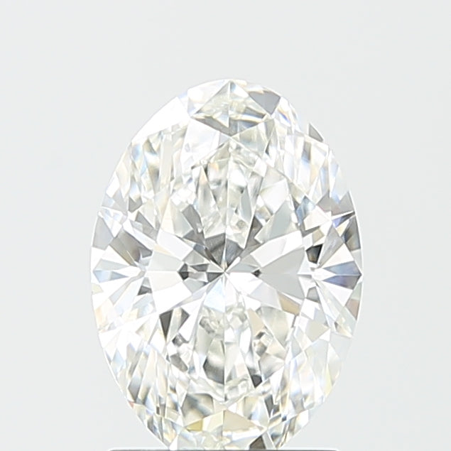 1.71 Carat Oval Lab Diamond with  Cut Diamond in 14KT  view 1
