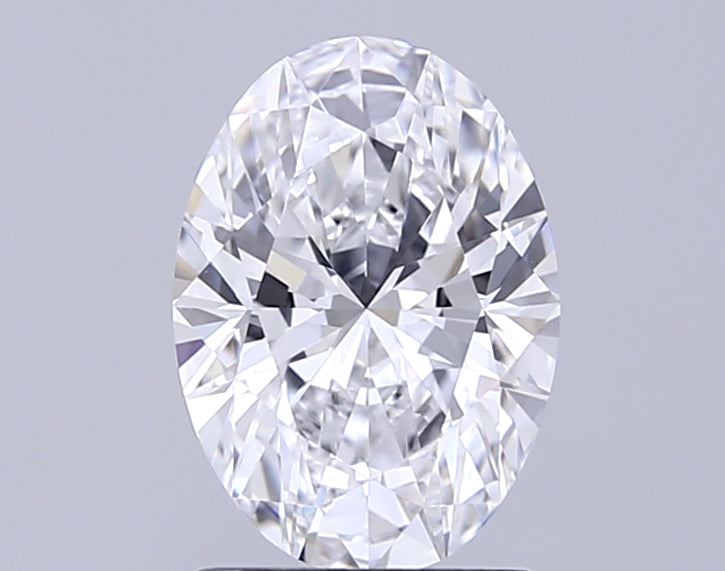 1.83 Carat Oval Lab Diamond with  Cut Diamond in 14KT  view 1
