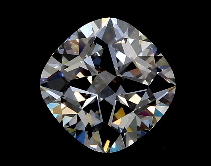 1.59 Carat Cushion Lab Diamond with  Cut Diamond in 14KT  view 1
