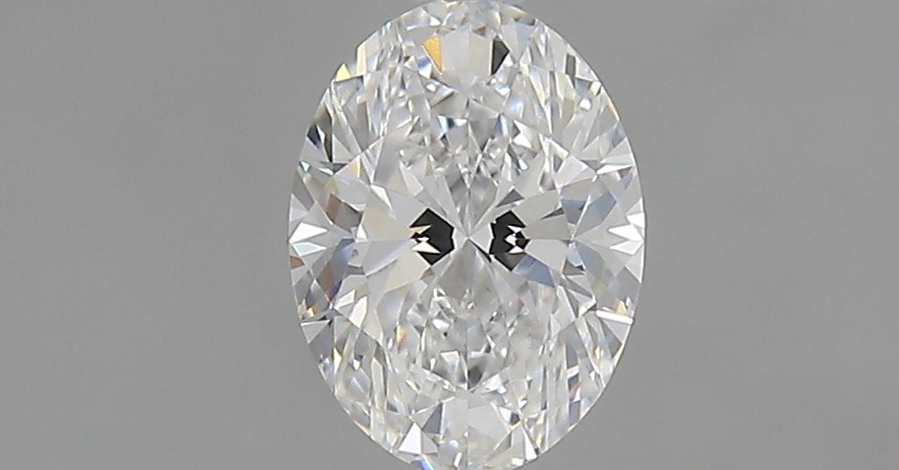 0.71 Carat Oval Natural Diamond with  Cut Diamond in 14KT  view 1
