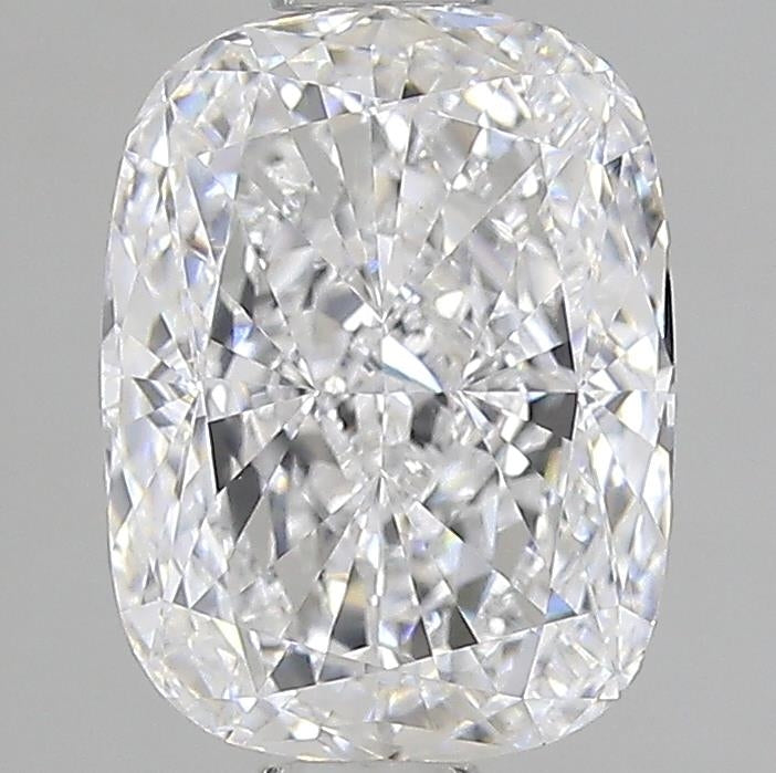 3.32 Carat Cushion Lab Diamond with  Cut Diamond in 14KT  view 1
