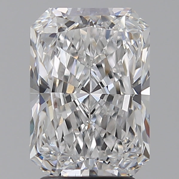3.1 Carat Radiant Lab Diamond with  Cut Diamond in 14KT  view 1
