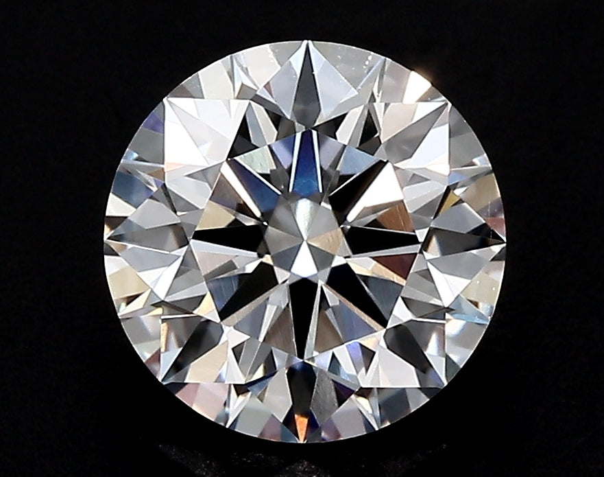 2.51 Carat Round Lab Diamond with  Cut Diamond in 14KT  view 1

