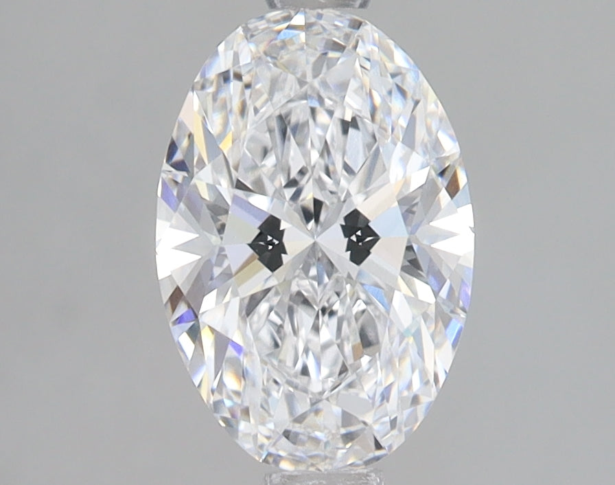 1.51 Carat Oval Lab Diamond with  Cut Diamond in 14KT  view 1
