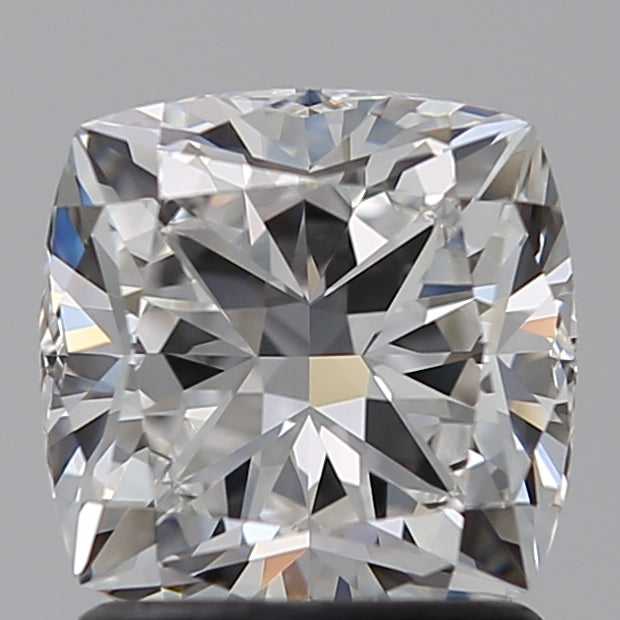 1.57 Carat Cushion Lab Diamond with  Cut Diamond in 14KT  view 1
