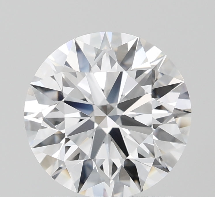 1.57 Carat Round Lab Diamond with  Cut Diamond in 14KT  view 1
