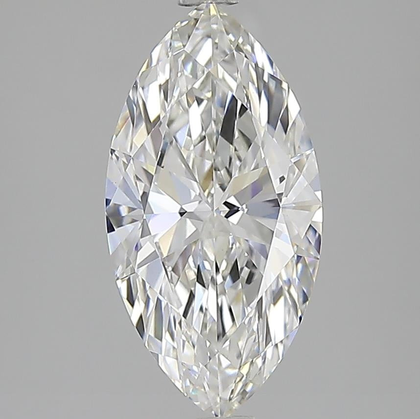 3.0 Carat Marquise Lab Diamond with  Cut Diamond in 14KT  view 1
