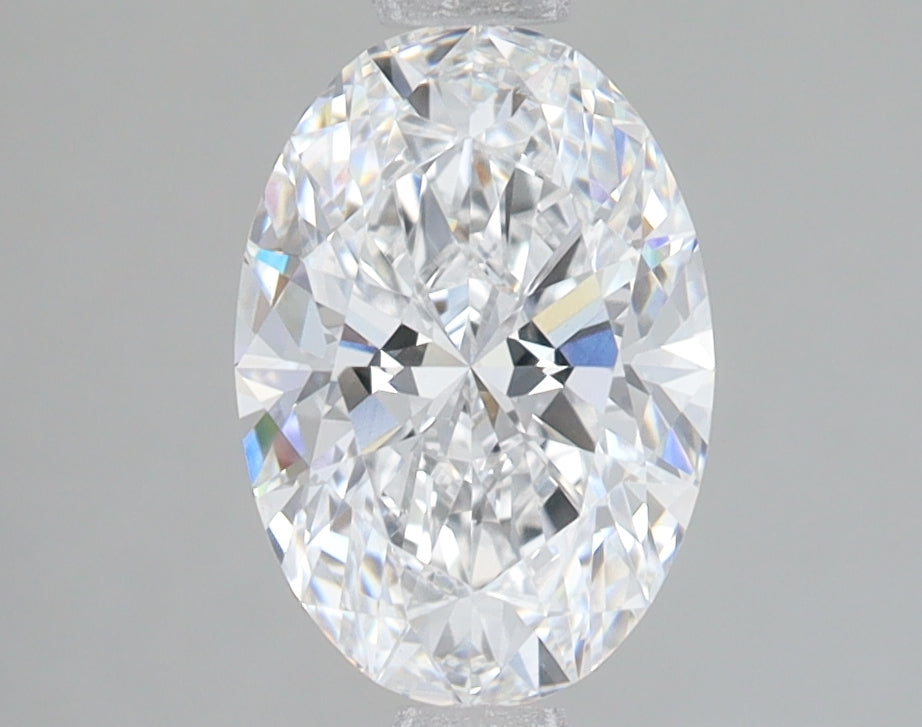 1.6 Carat Oval Lab Diamond with  Cut Diamond in 14KT  view 1
