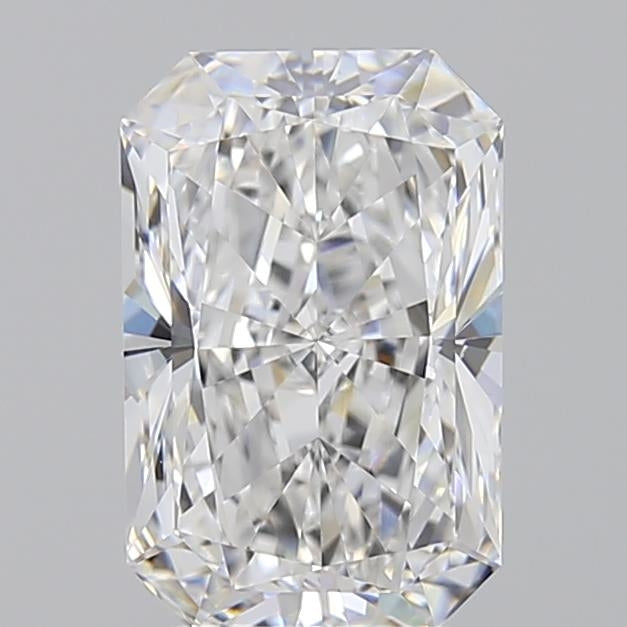 2.75 Carat Radiant Lab Diamond with  Cut Diamond in 14KT  view 1
