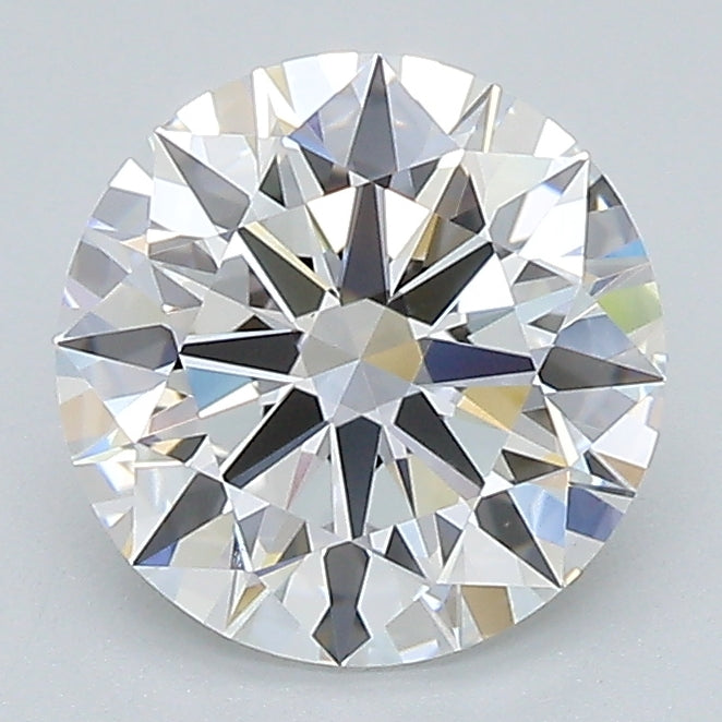1.85 Carat Round Lab Diamond with  Cut Diamond in 14KT  view 1
