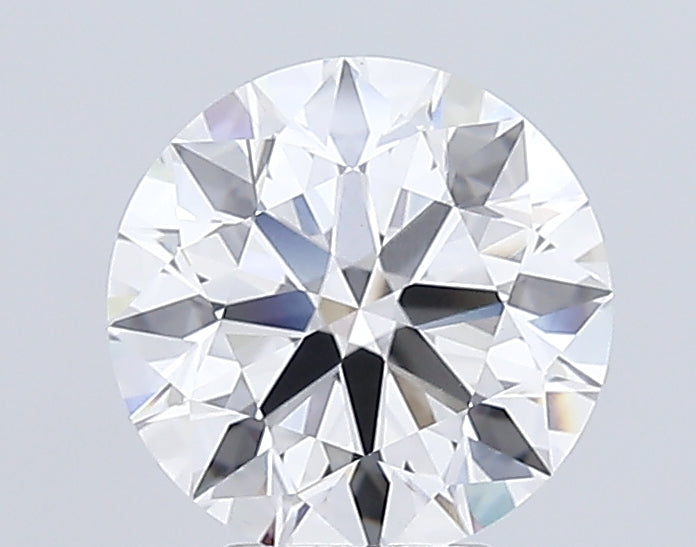 5.09 Carat Round Lab Diamond with  Cut Diamond in 14KT  view 1
