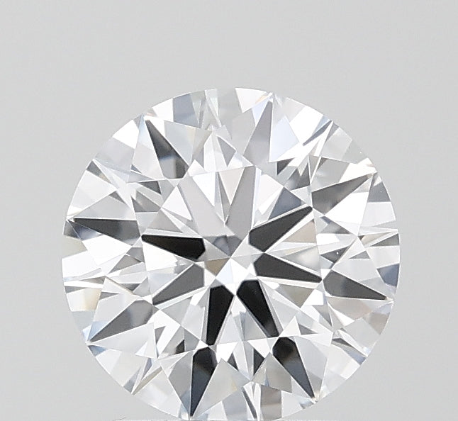 1.59 Carat Round Lab Diamond with  Cut Diamond in 14KT  view 1
