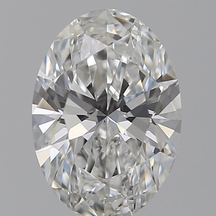 1.25 Carat Oval Lab Diamond with  Cut Diamond in 14KT  view 1
