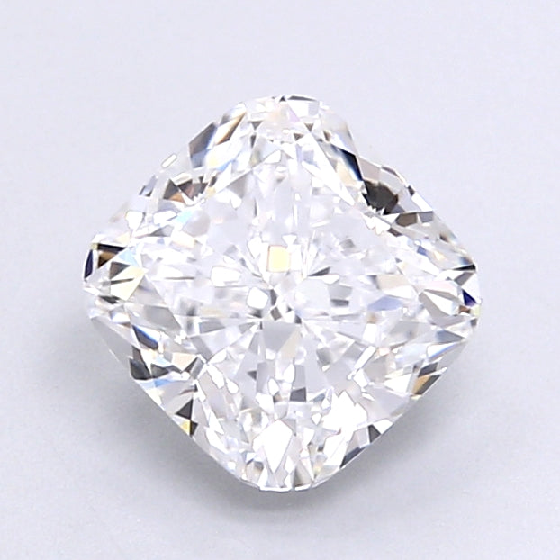 1.76 Carat Cushion Lab Diamond with  Cut Diamond in 14KT  view 1
