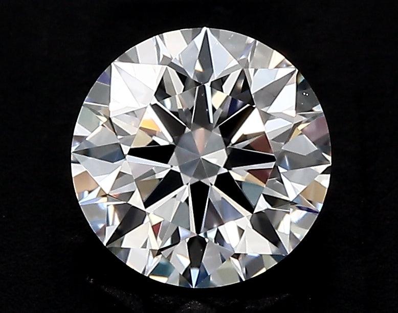 2.88 Carat Round Lab Diamond with  Cut Diamond in 14KT  view 1
