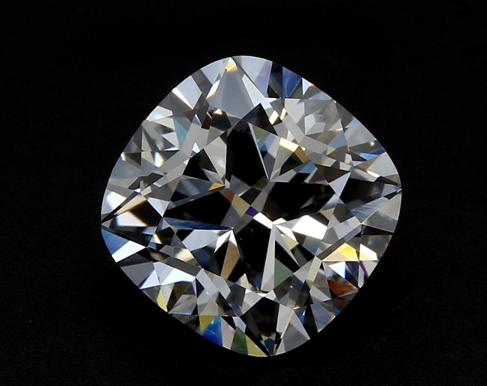 1.76 Carat Cushion Lab Diamond with  Cut Diamond in 14KT  view 1
