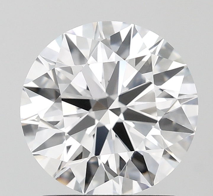 1.71 Carat Round Lab Diamond with  Cut Diamond in 14KT  view 1
